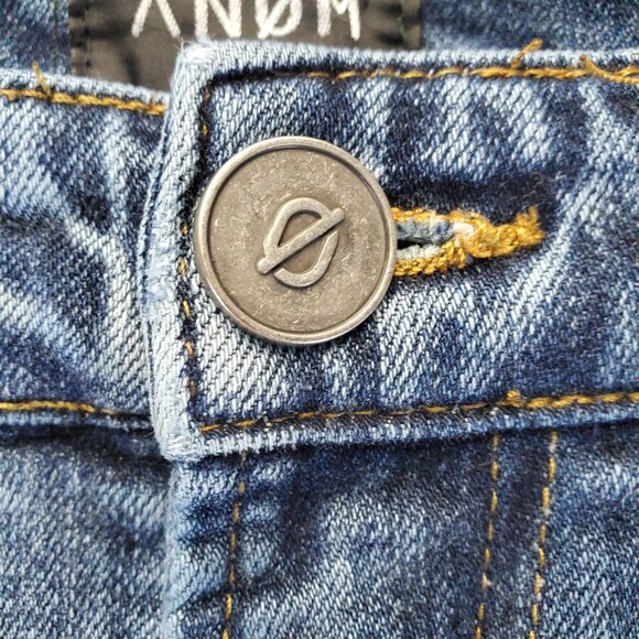 Anom Jeans Mens 32x30 Blue Slim Fit Stretch Denim - Picture 11 of 14
